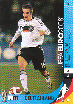 Philipp Lahm Germany Panini Euro 2008 Card Game #19